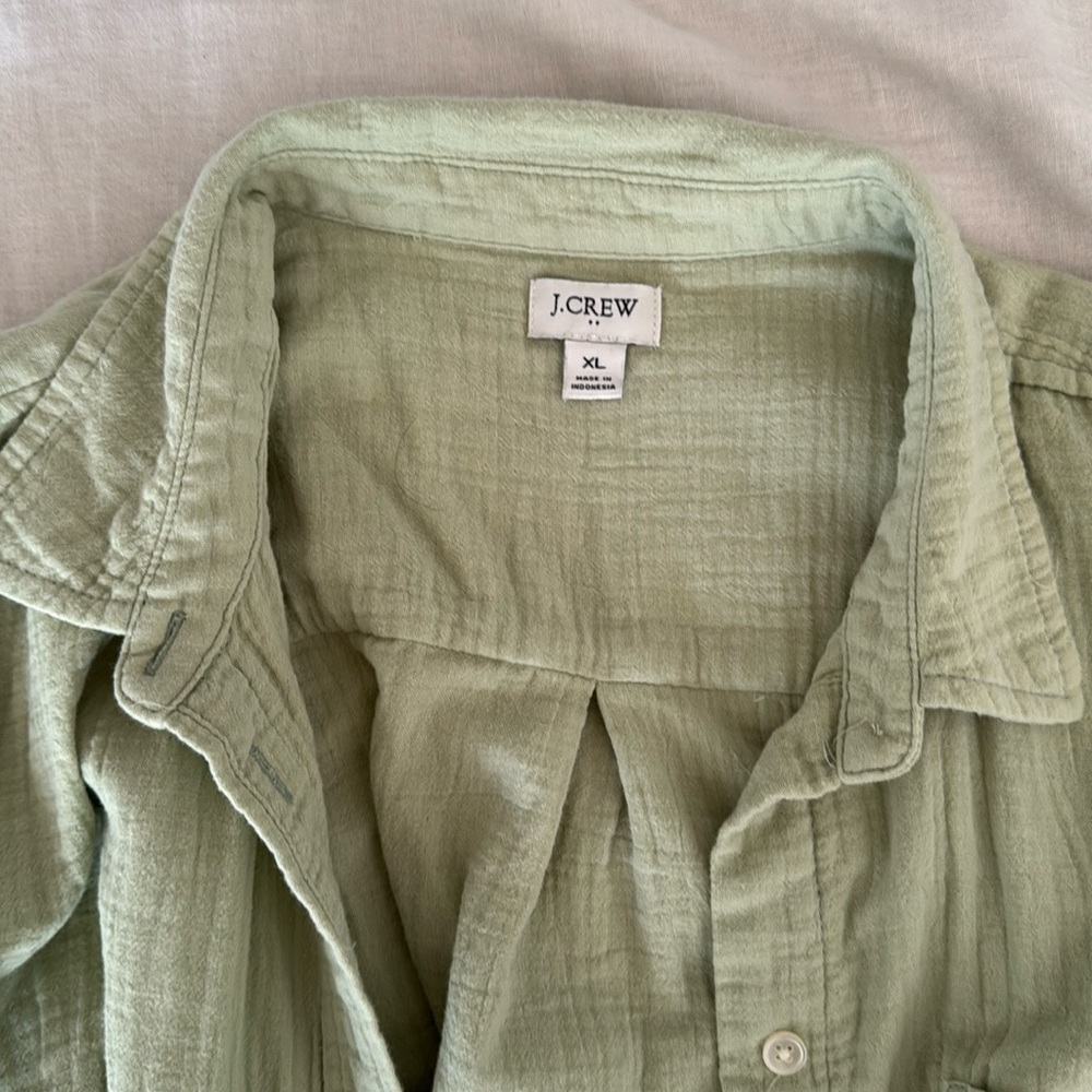 Jcrew linen type button down